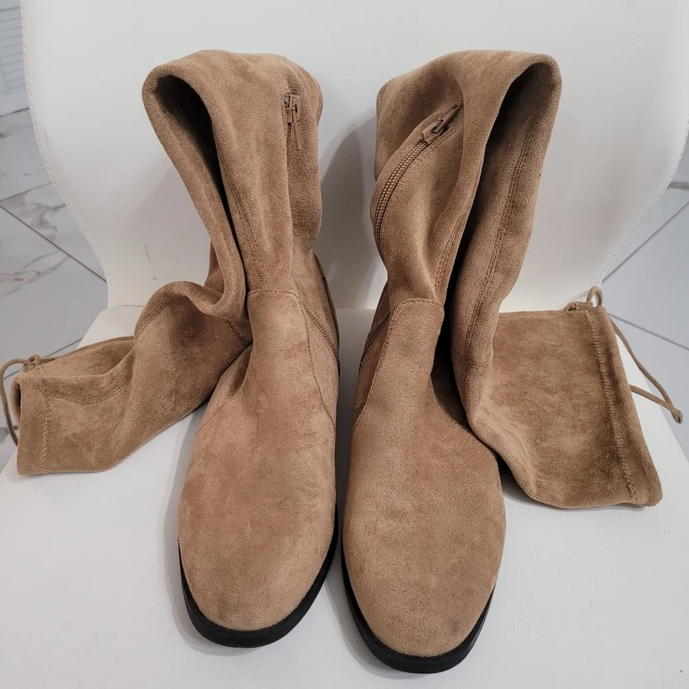 Camel Over-the-Knee Boots By Forever 21 Size 37